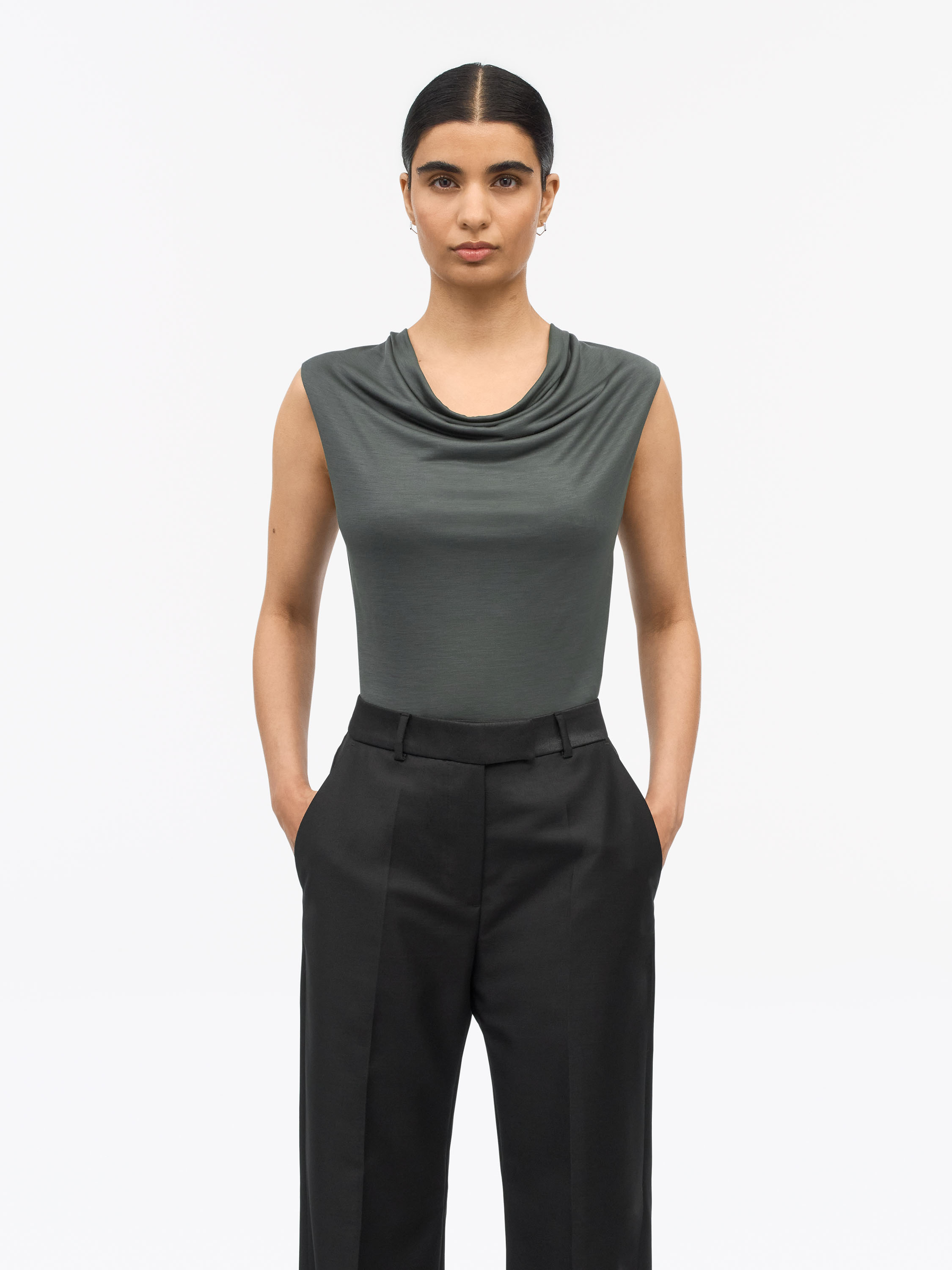 Jela Cowl-Neck Top - image