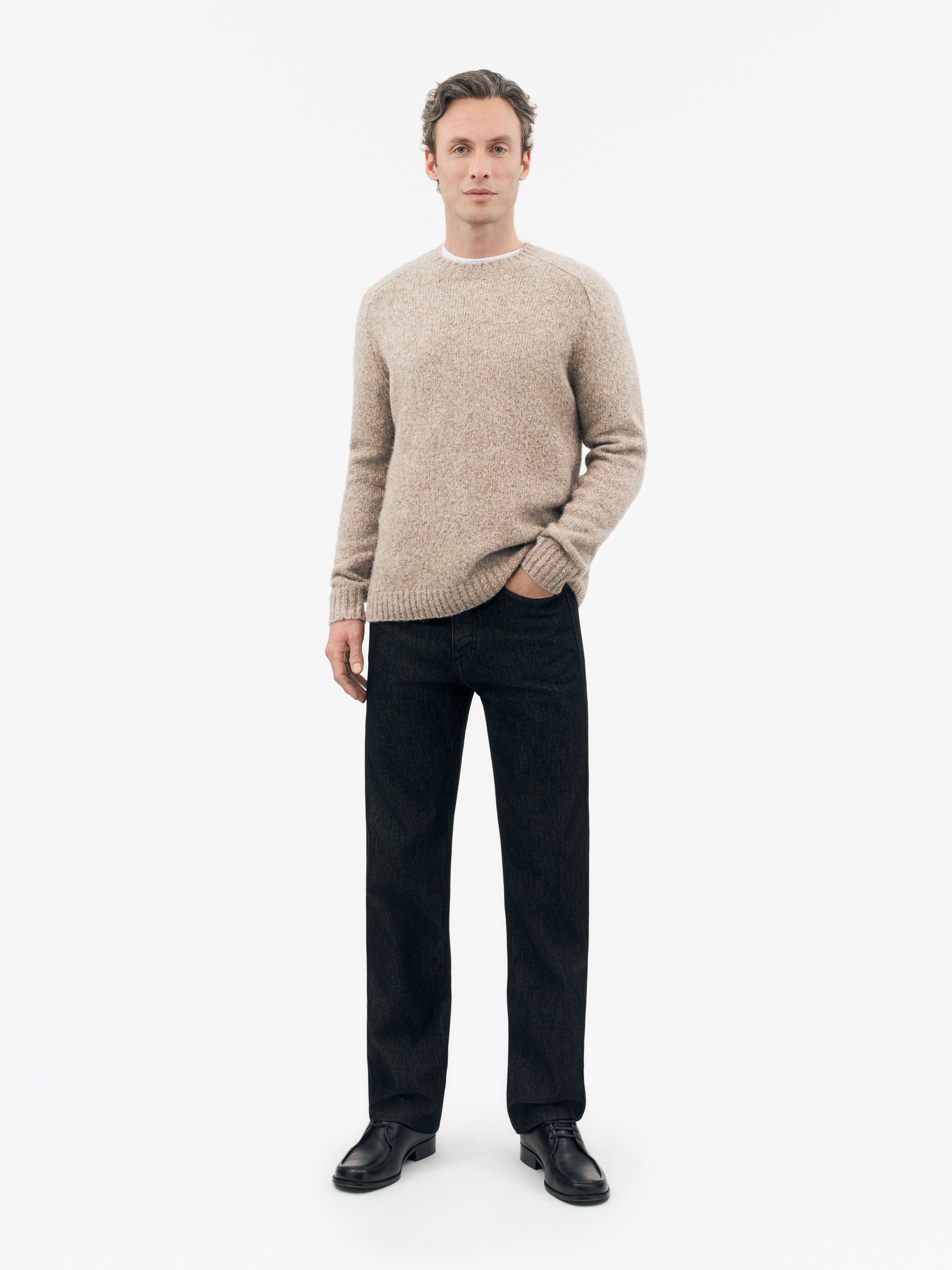 Tiger Of Sweden Adryan Sweater In Dirt Tape