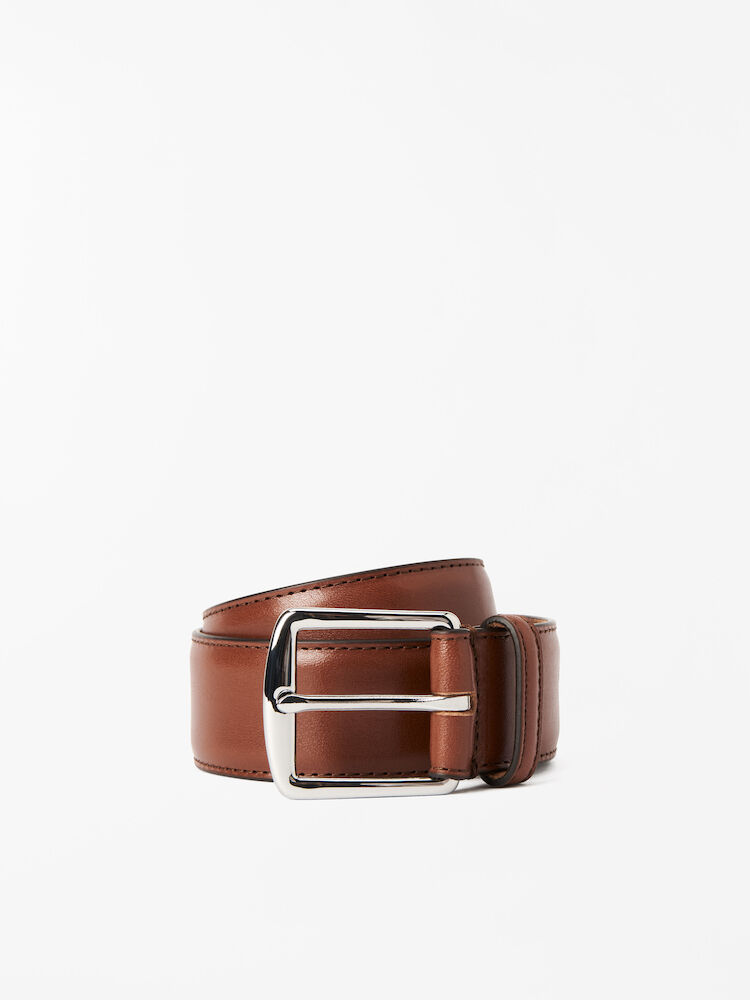 Tiger Of Sweden Borgholm Polished Leather Belt