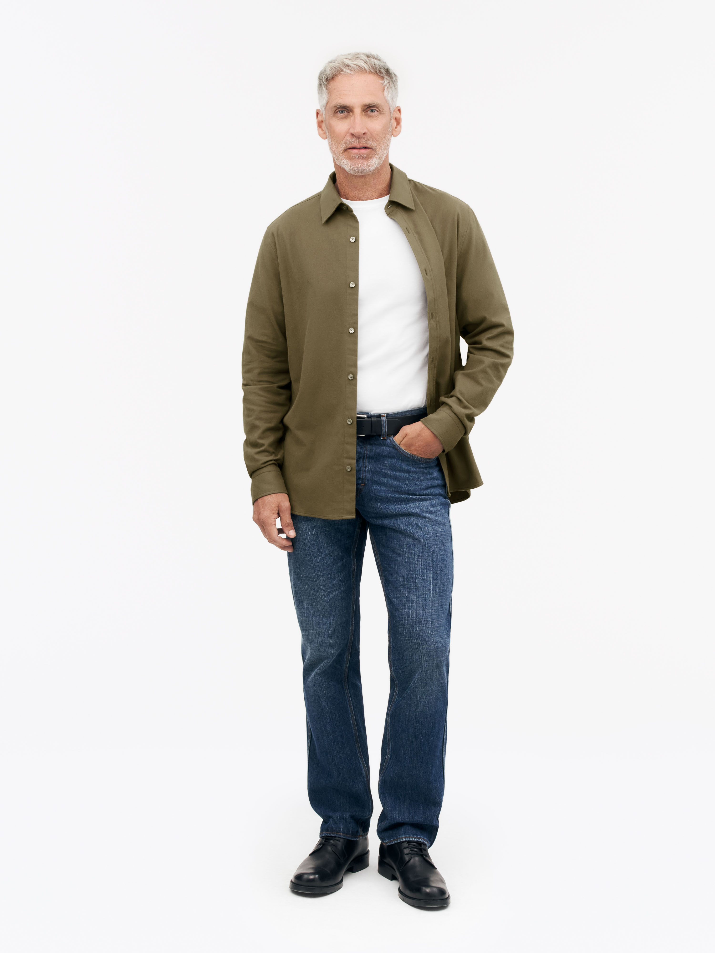 Tiger Of Sweden Benjamins Shirt In Old Wolf