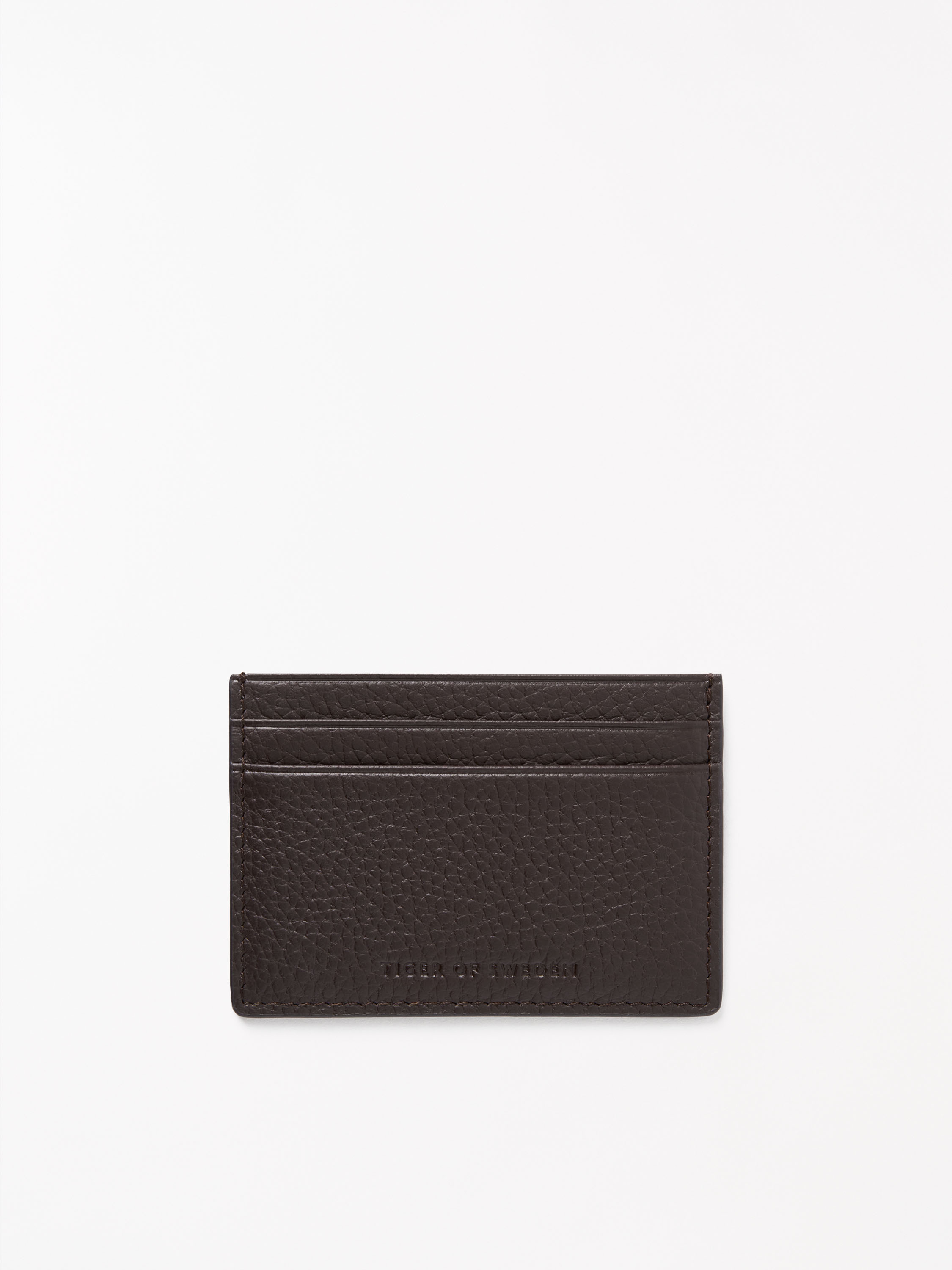 Tiger Of Sweden Wake Soft Leather Wallet In Brown