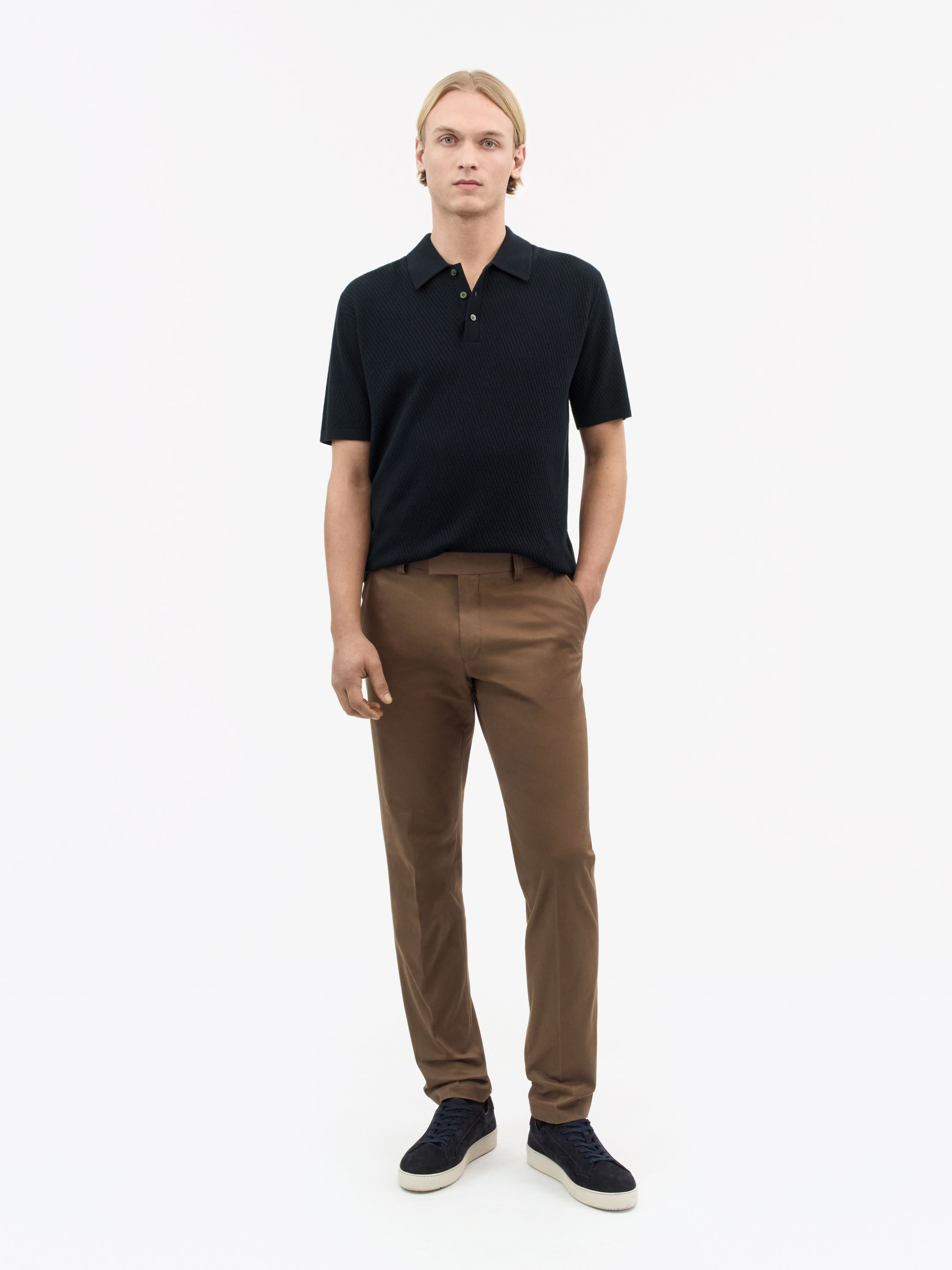 Tiger Of Sweden Reid Cashmere Cotton Polo