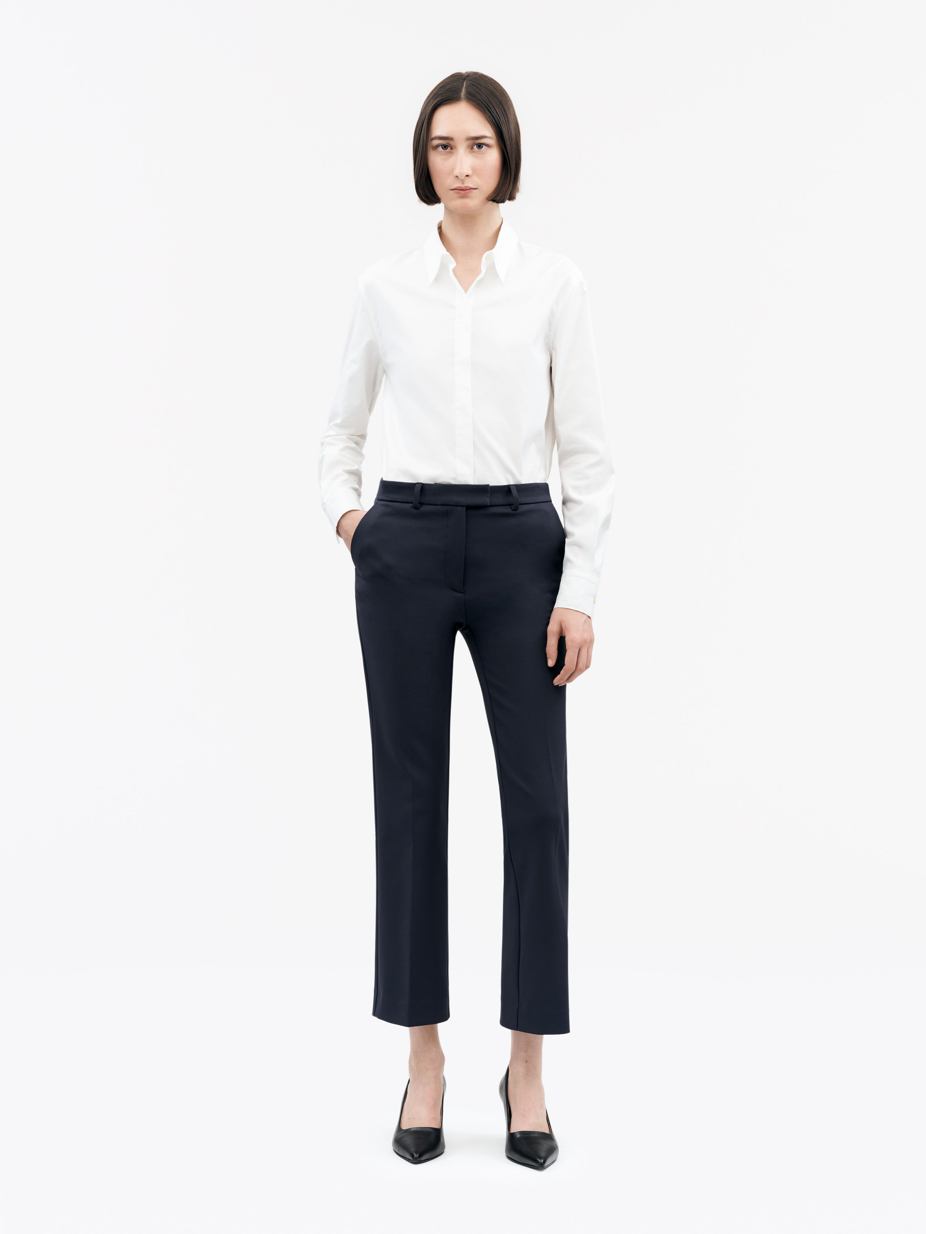 Tiger Of Sweden Noora 3 Trousers In 284 Light Ink