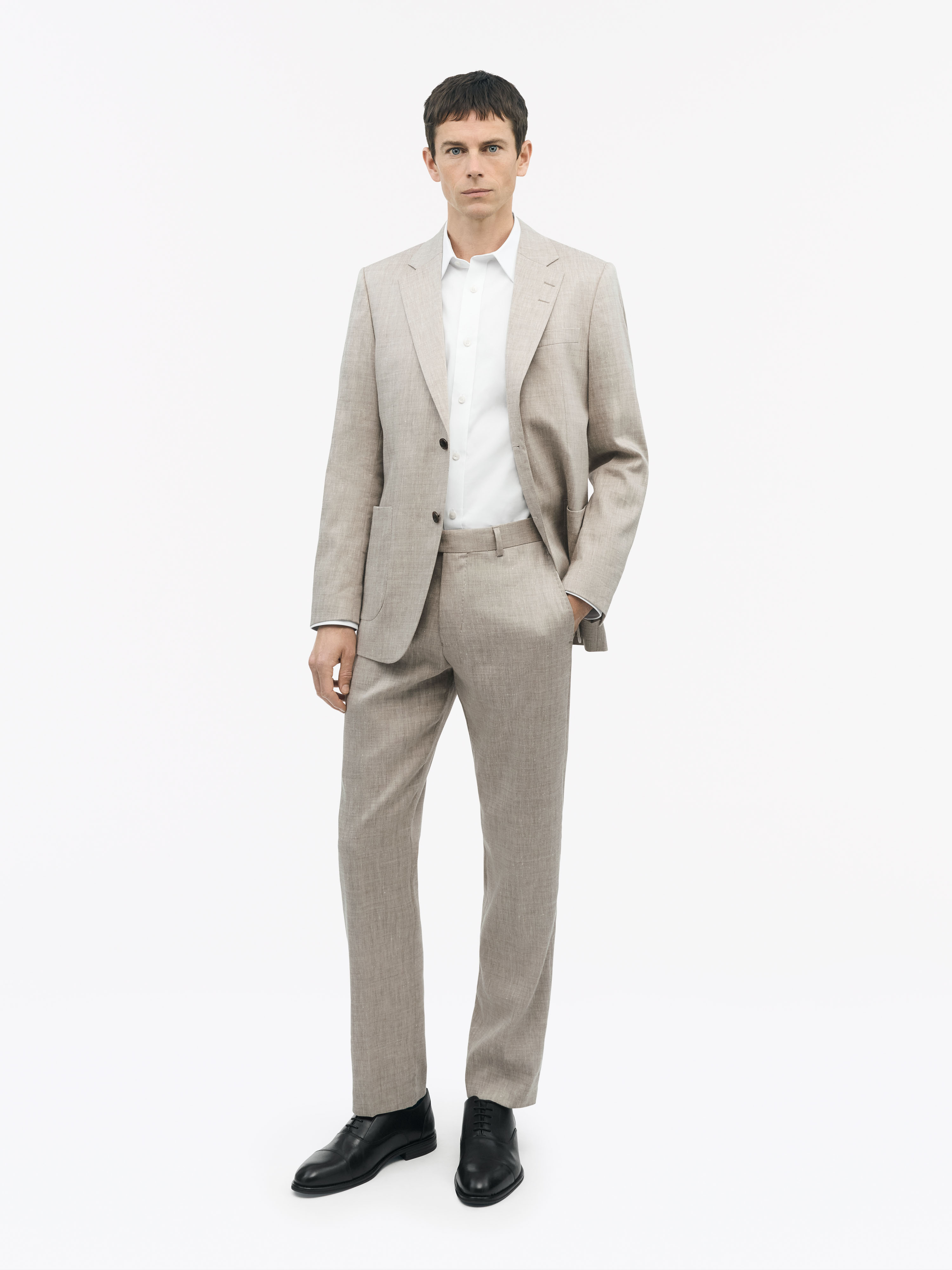 Tiger Of Sweden Tense Linen Blend Trousers