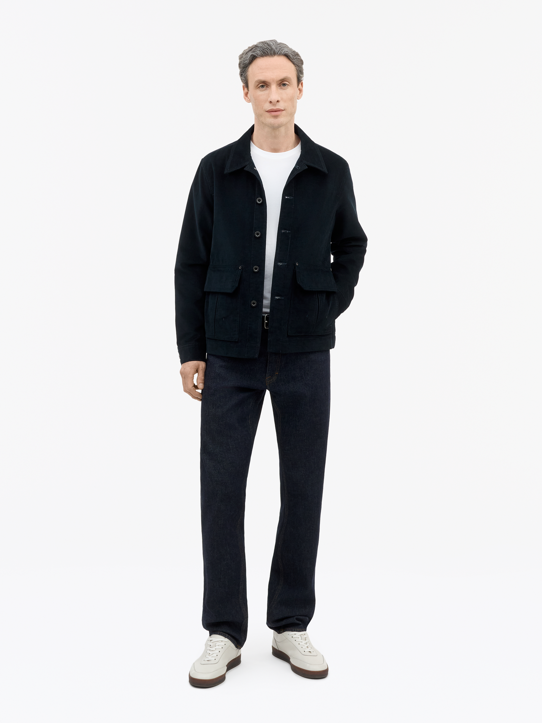 Tiger Of Sweden Slice Blue Corduroy Jacket