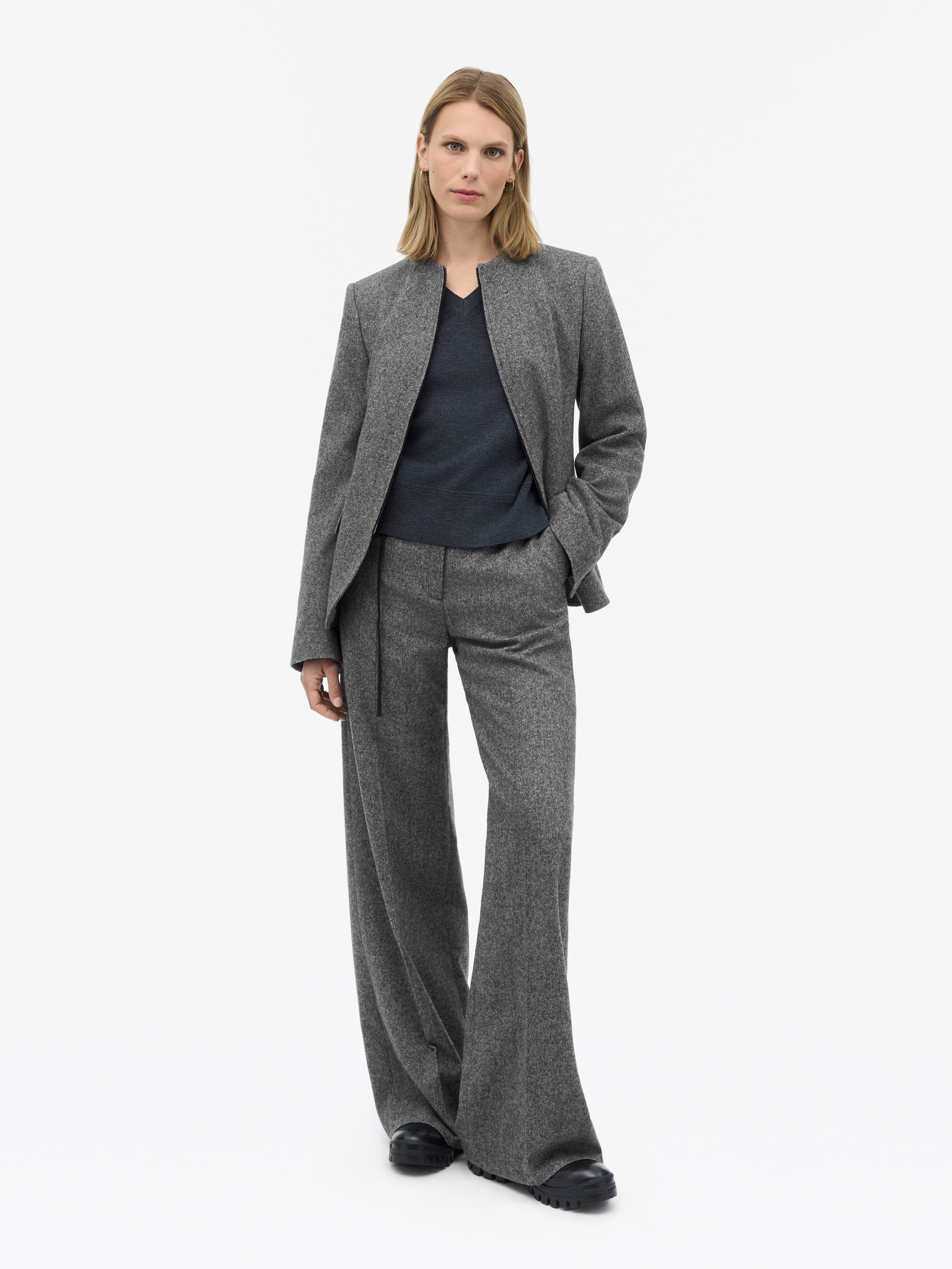 Ellis Brushed Wool Trousers