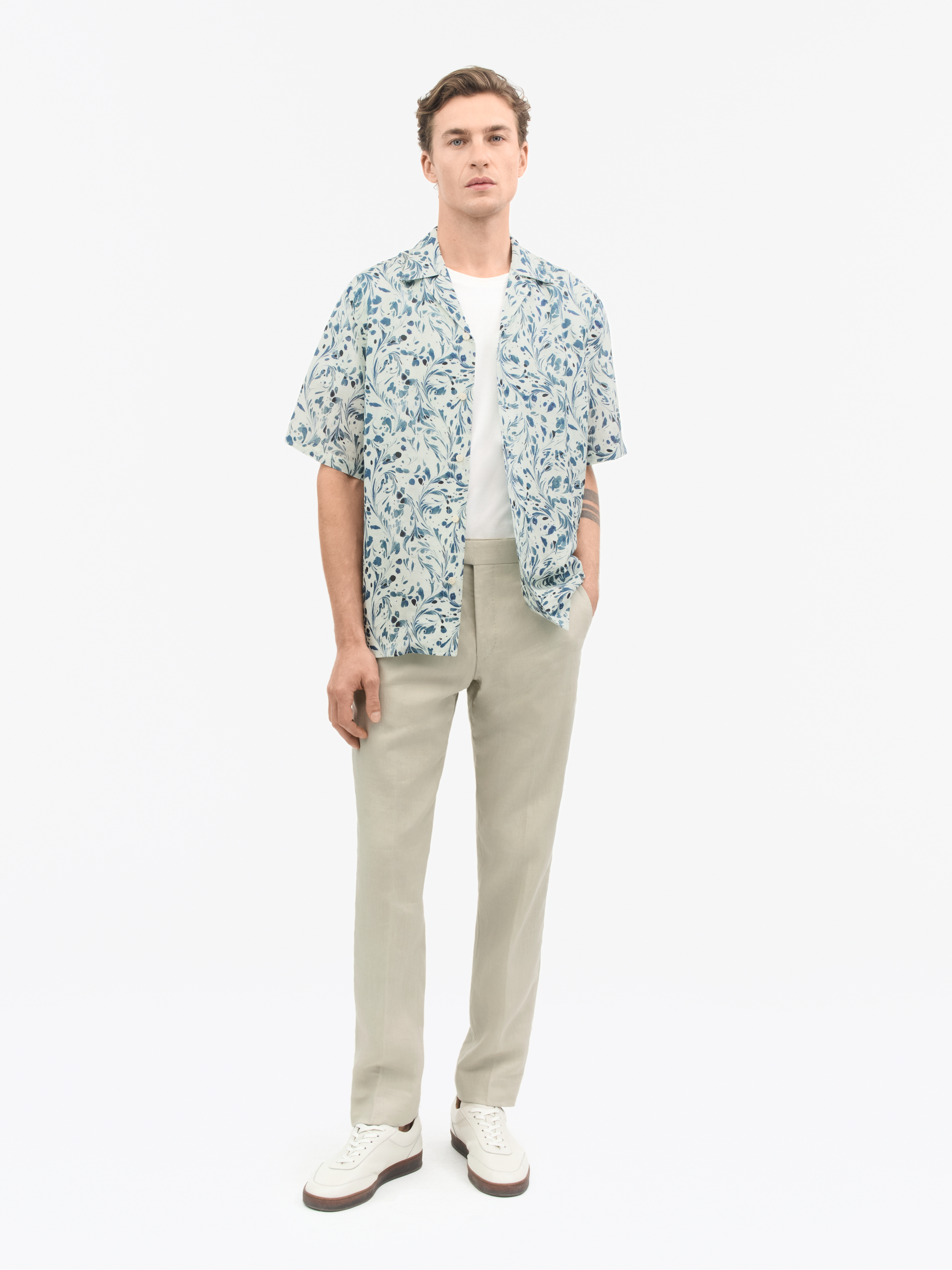 Tiger Of Sweden Bekket Resort Collar Shirt