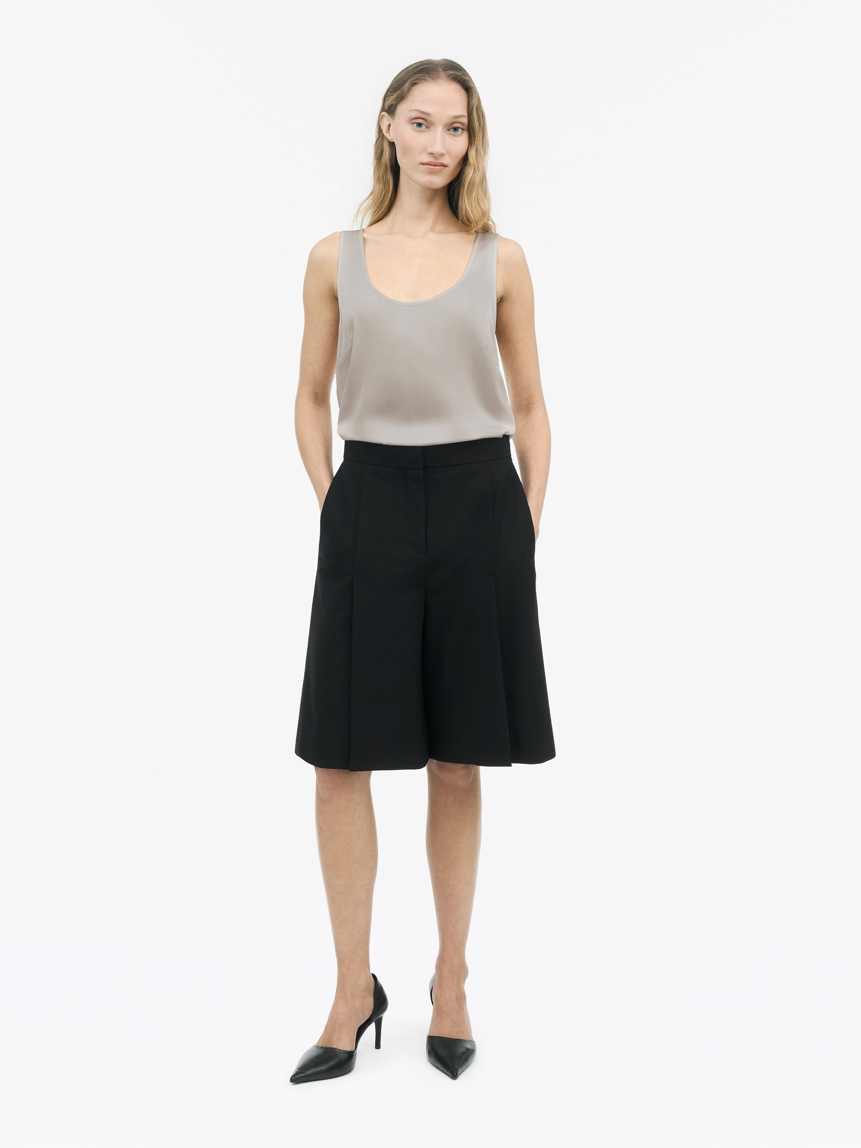 Tiger Of Sweden Sede Tailored Black Shorts In Black