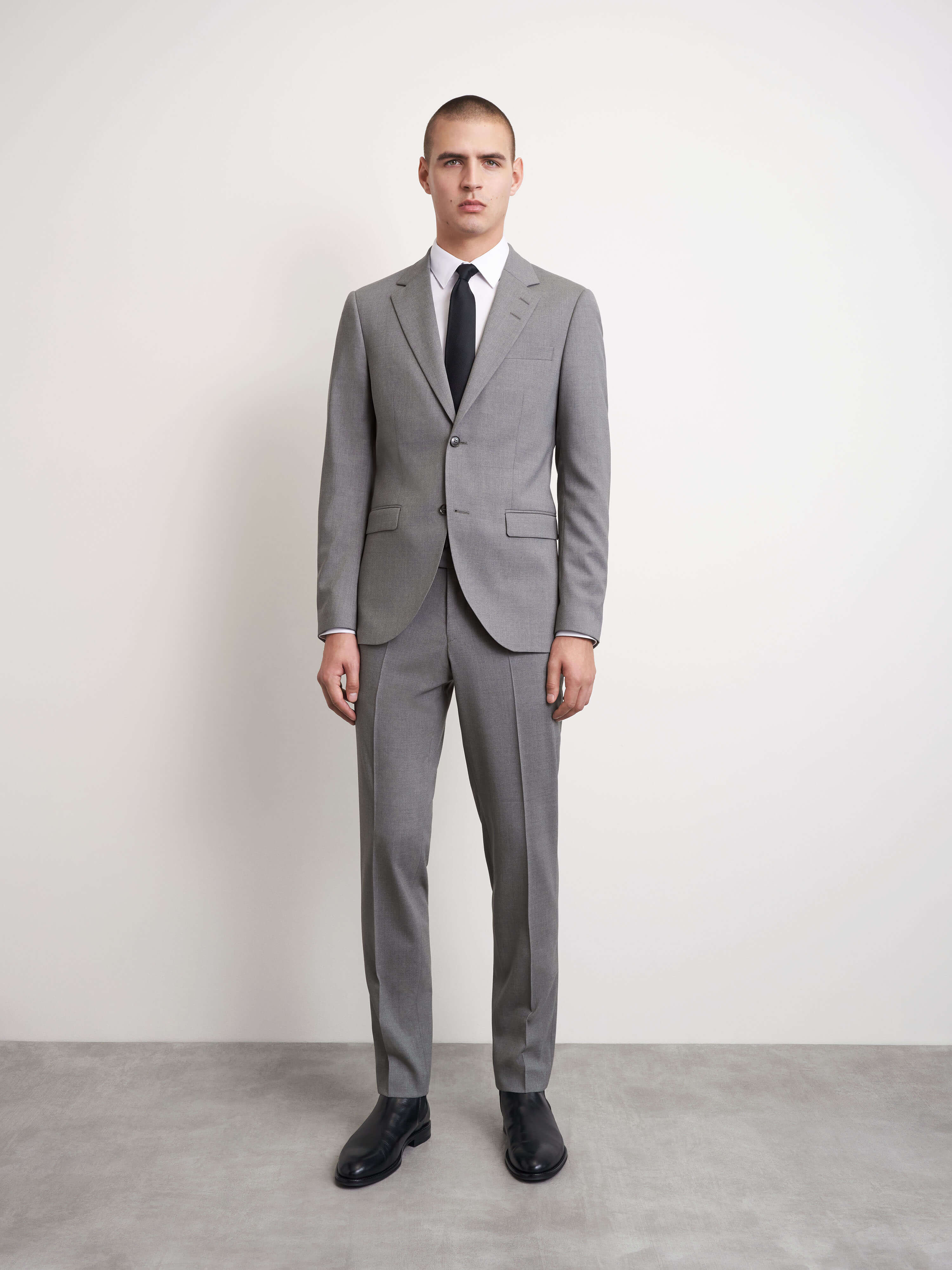 Jamonte Wool Suit Blazer Grey