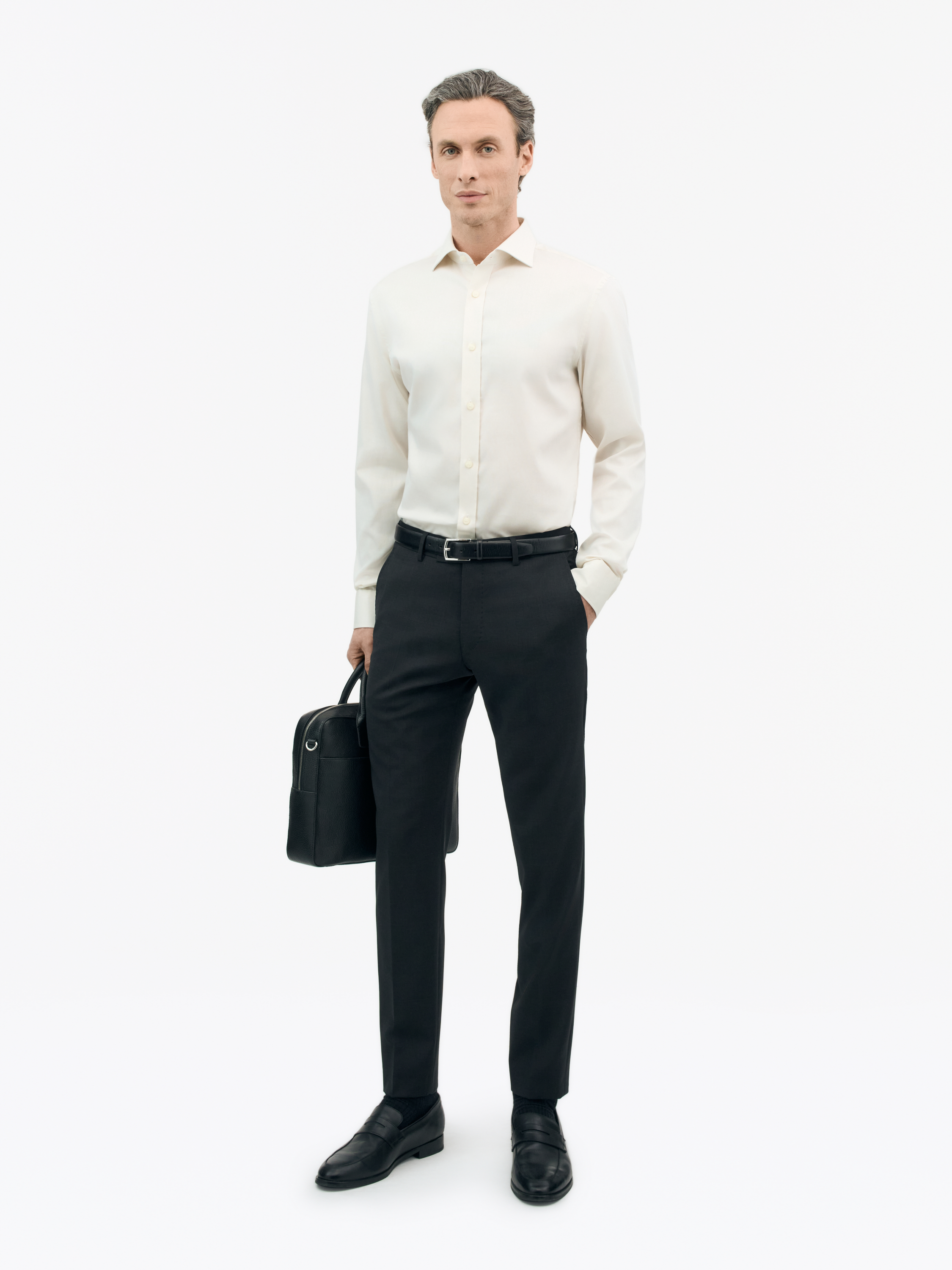 Tiger Of Sweden Formal Adley Shirt In Cotton Stretch