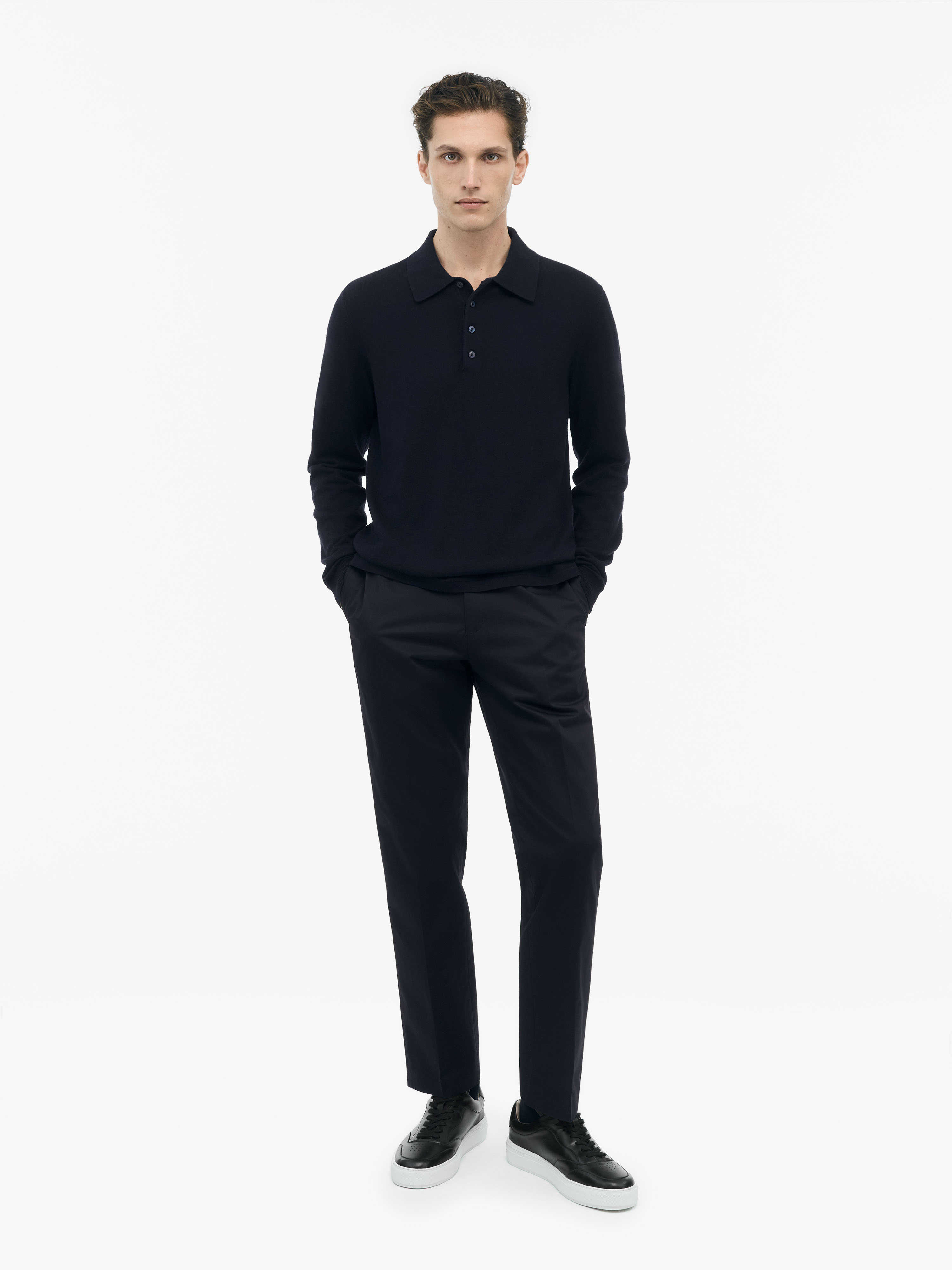 Tiger Of Sweden Tannen Drawstring Trousers In 284 Light Ink