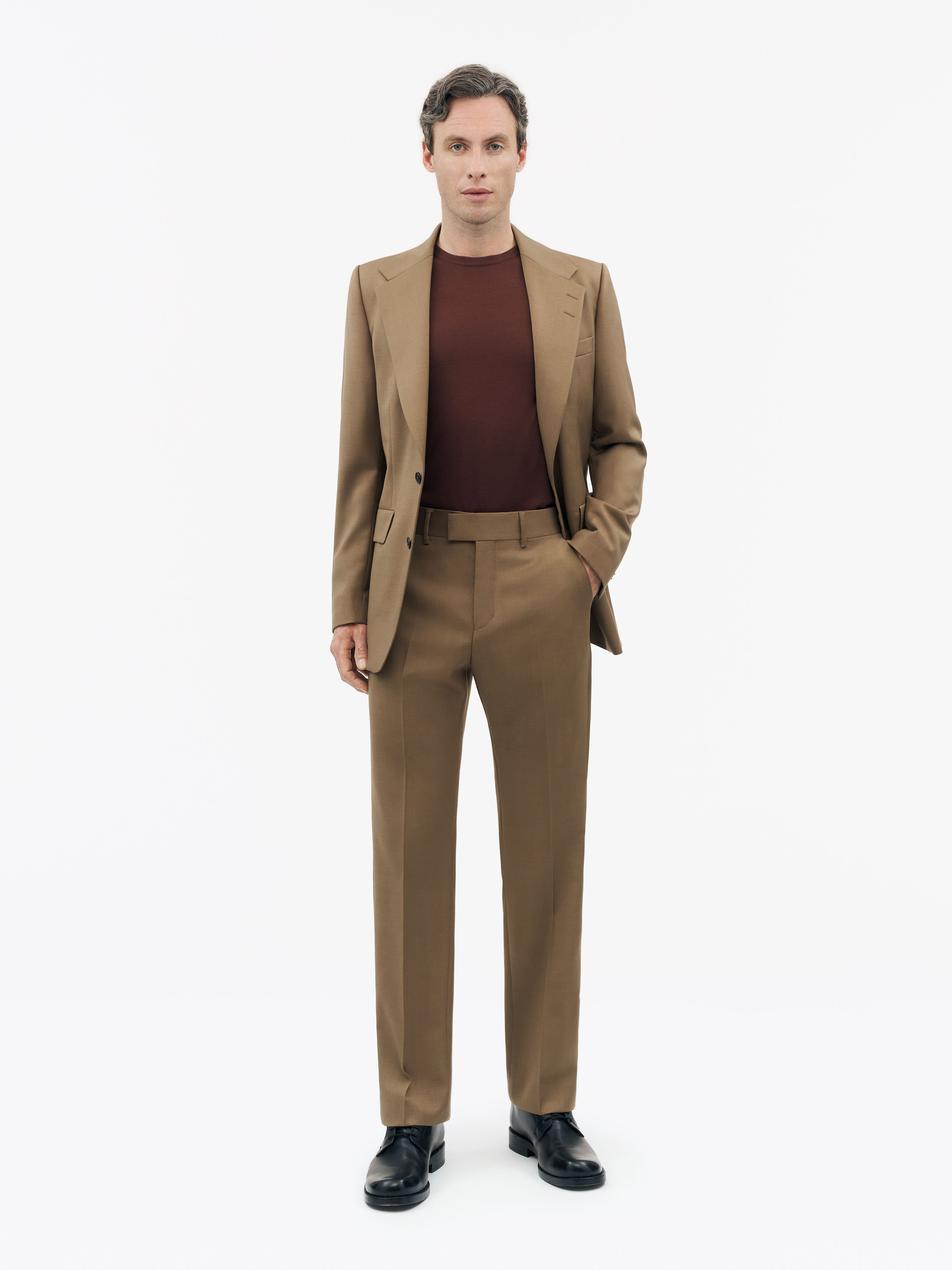 Tiger Of Sweden Tenser Trousers In Brown