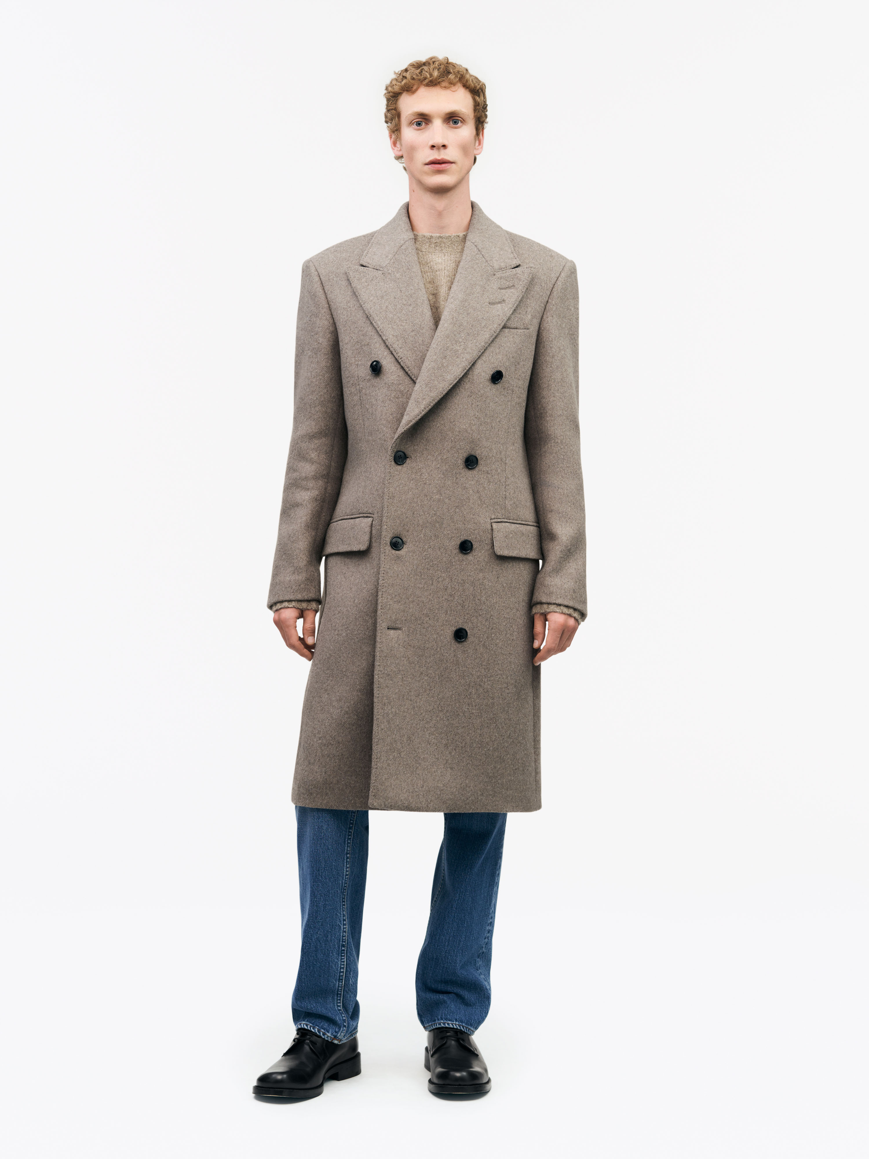 Tiger Of Sweden Chiaver Coat In Eggshell
