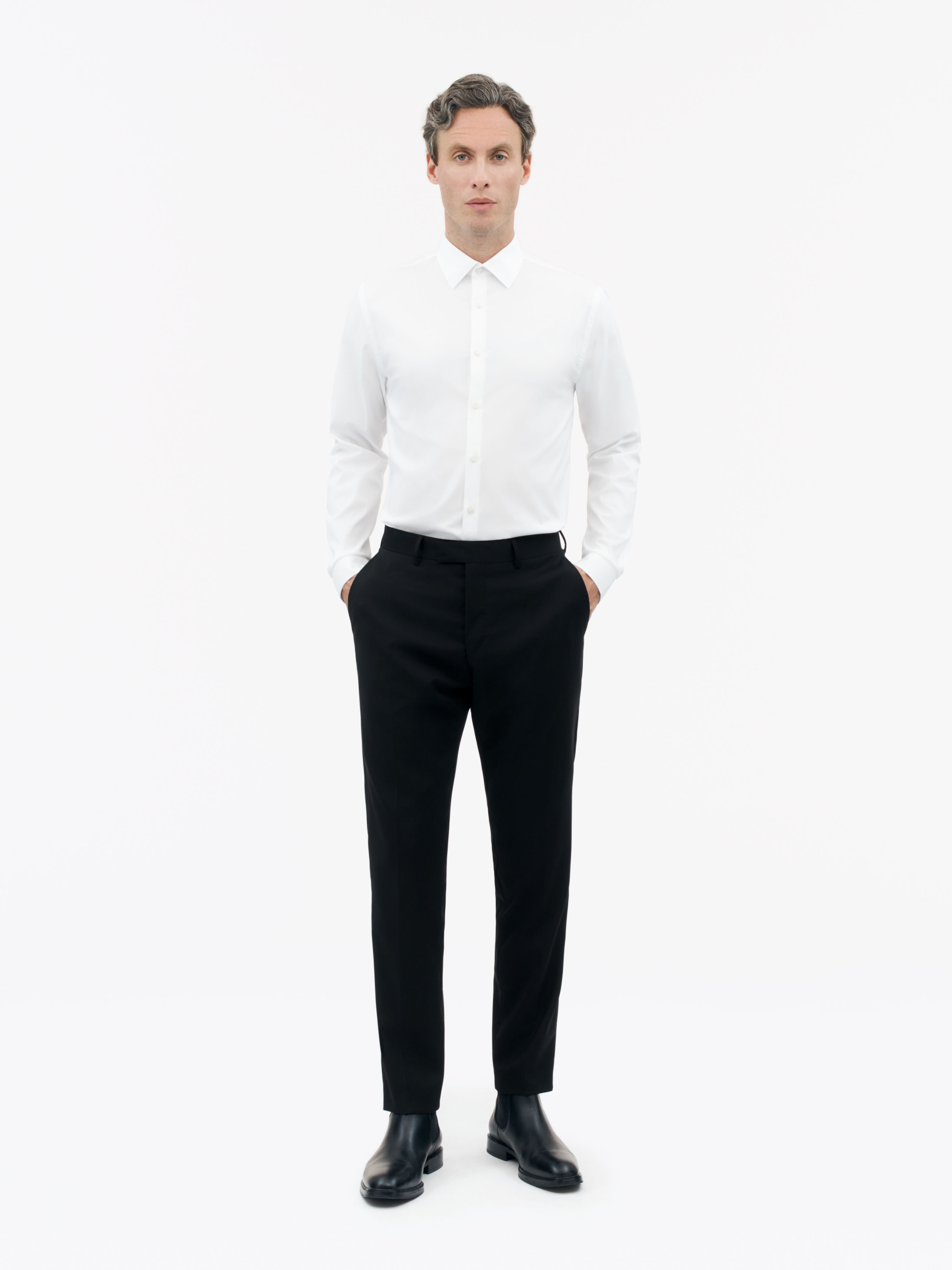 Tiger Of Sweden Filbrodie Shirt In 090 Pure White