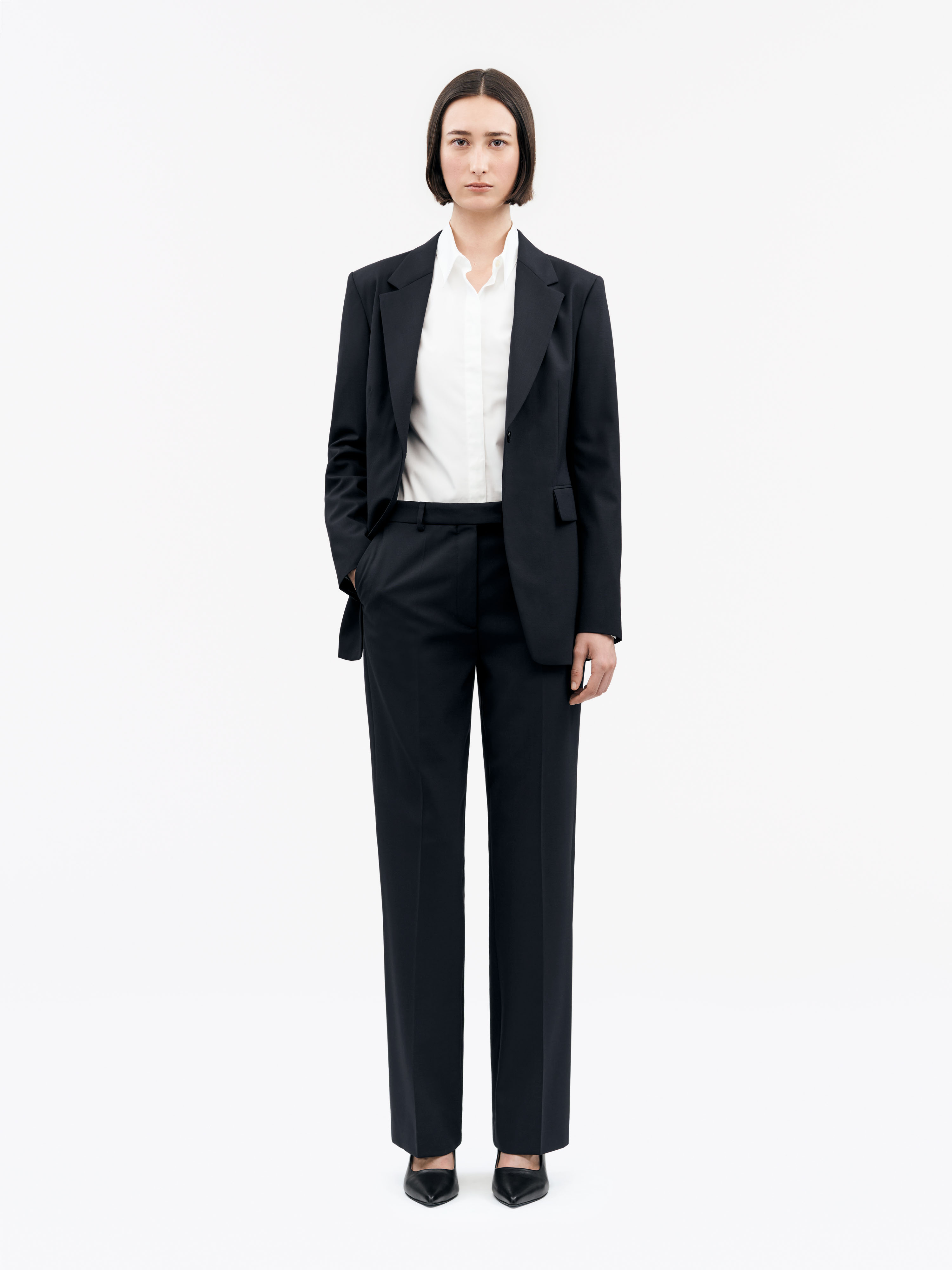 Tiger Of Sweden Marfa Trousers In 284 Light Ink