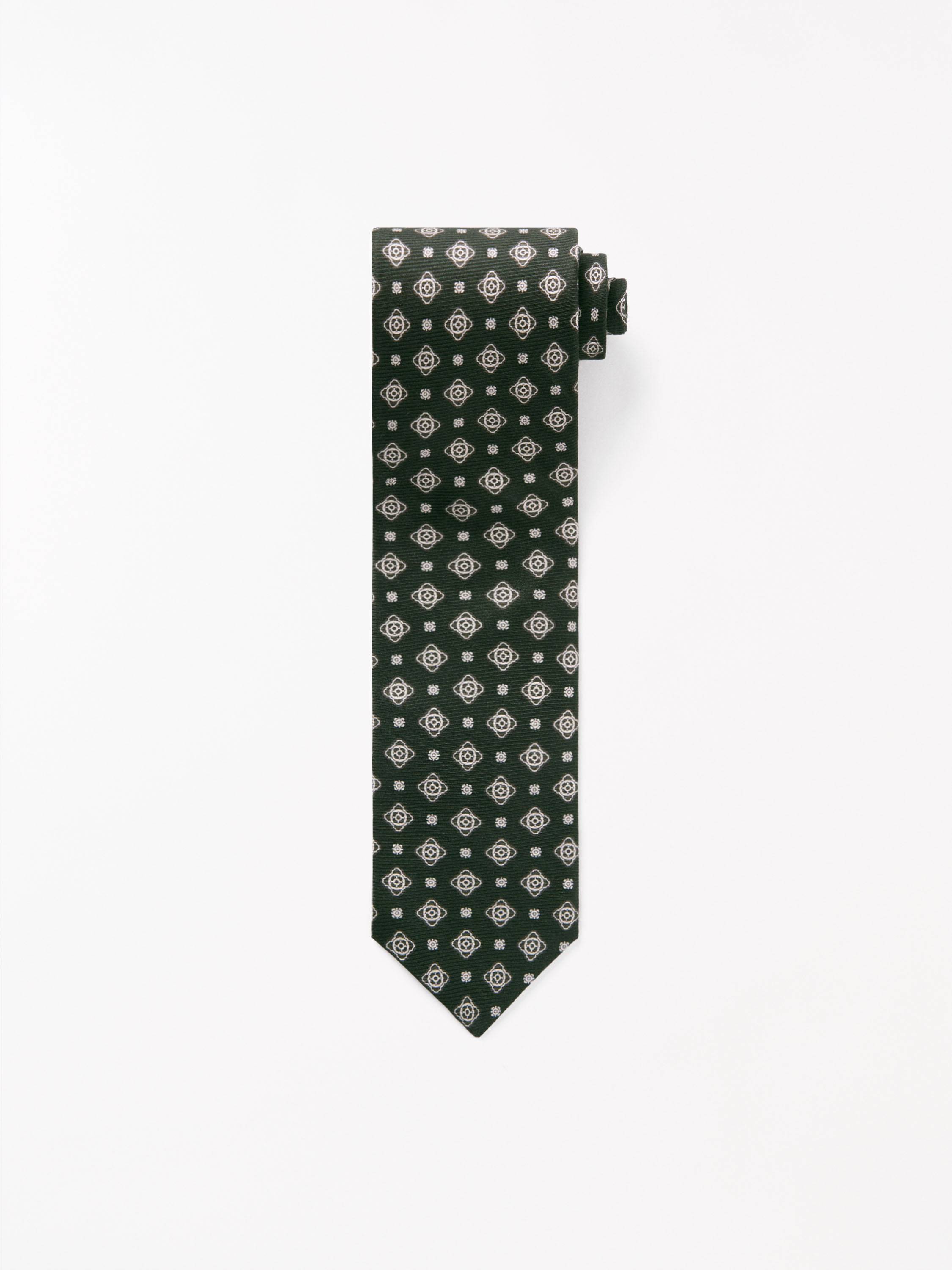 Tiger Of Sweden Septa Silk Tie In Green