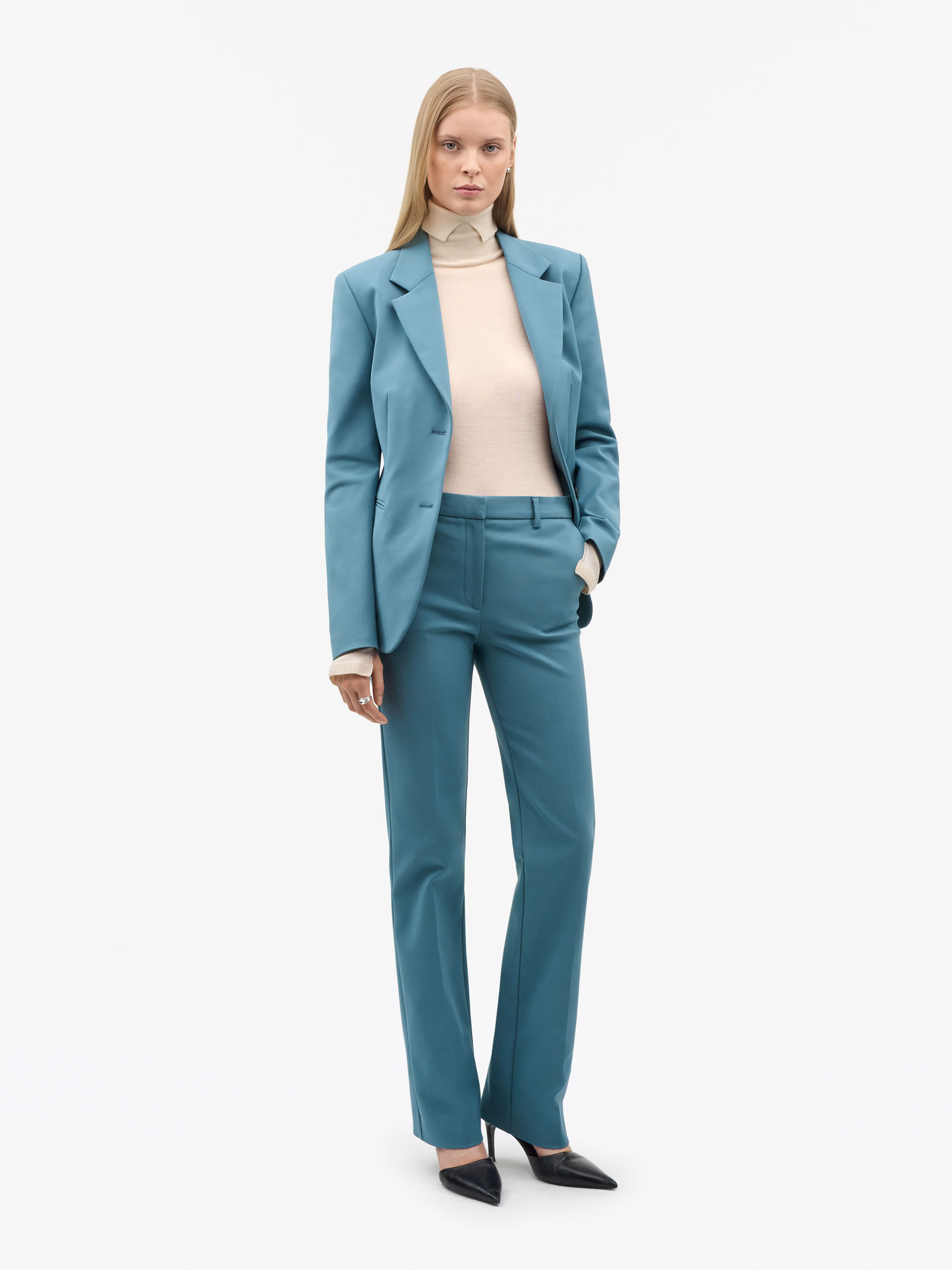 Tiger Of Sweden Noowa Slim-fit Byxor In Blue