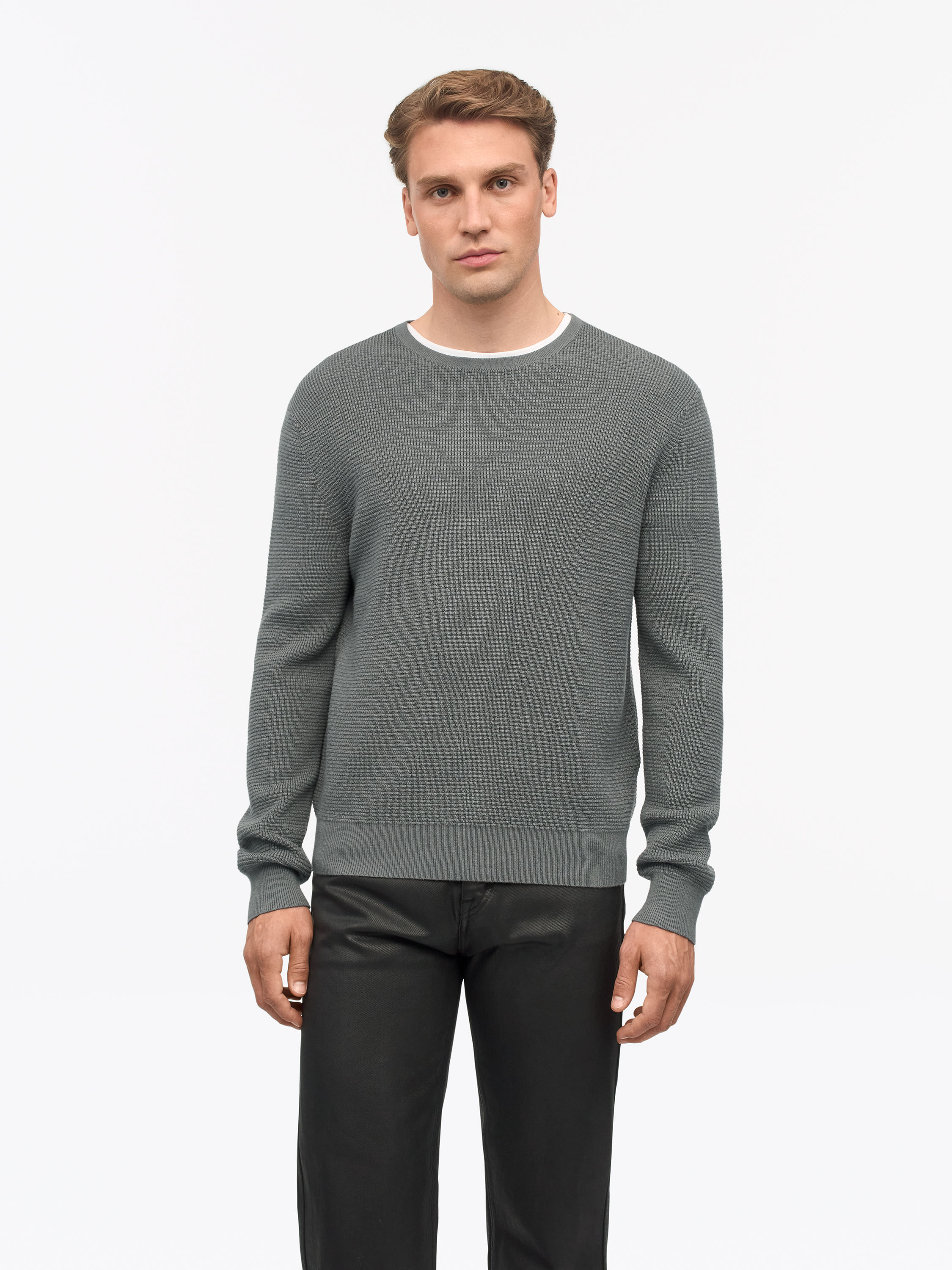 Tiger Of Sweden Connor Rws Merino Sweater In Gray