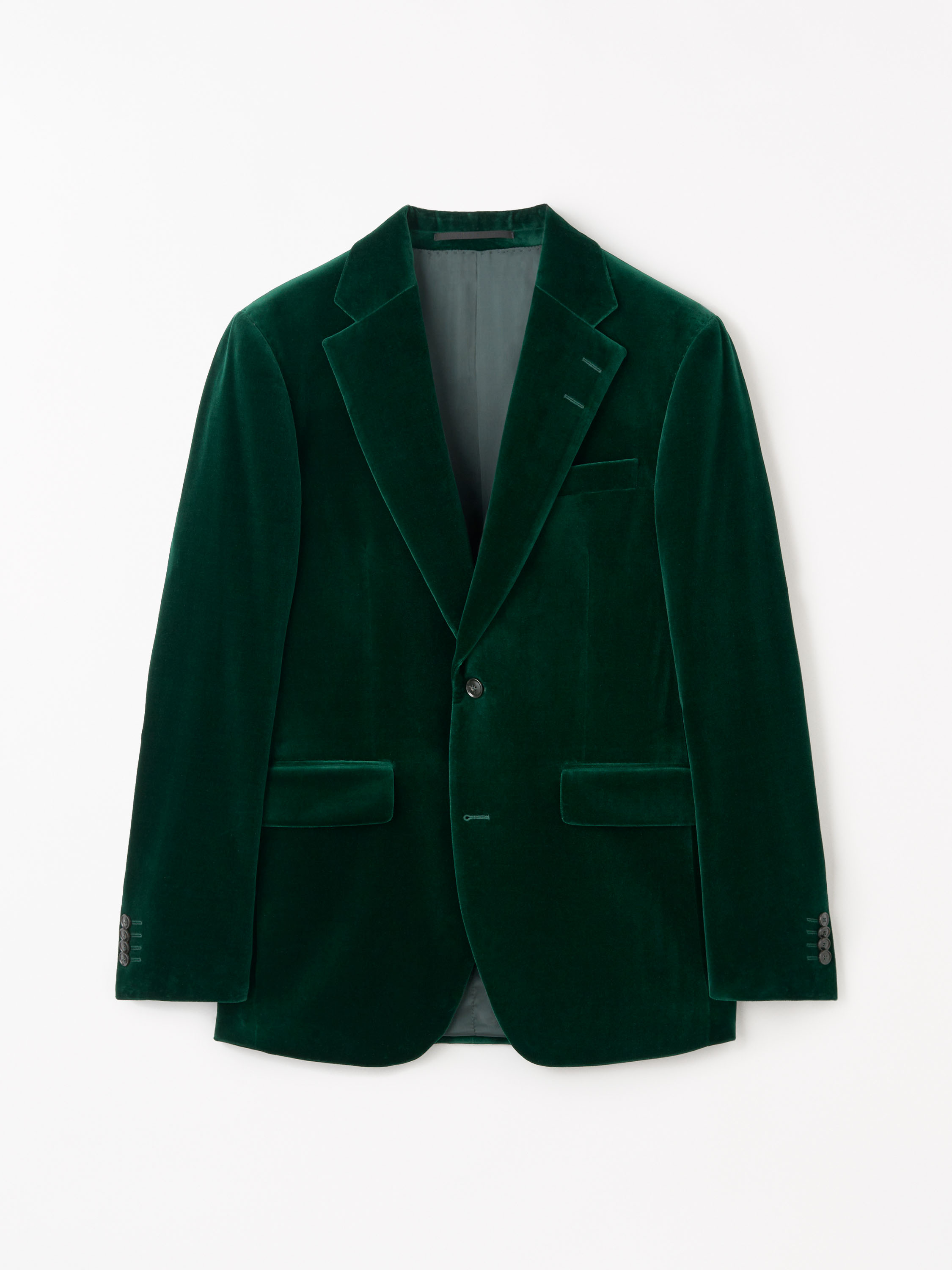 Tiger Of Sweden Ease Slim Velvet Jacket In Green