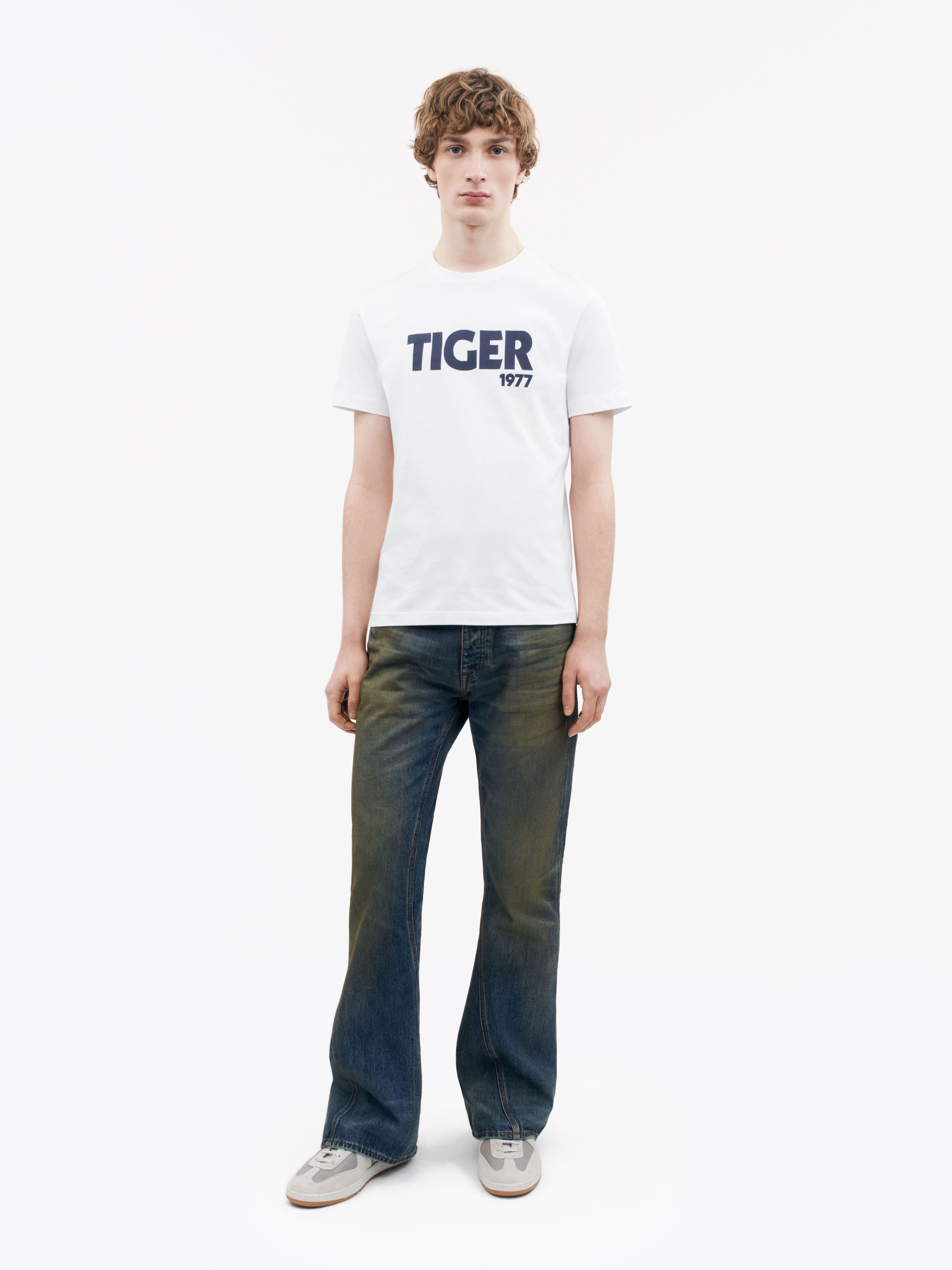 Tiger Of Sweden Dillan T-shirt In 090 Pure White