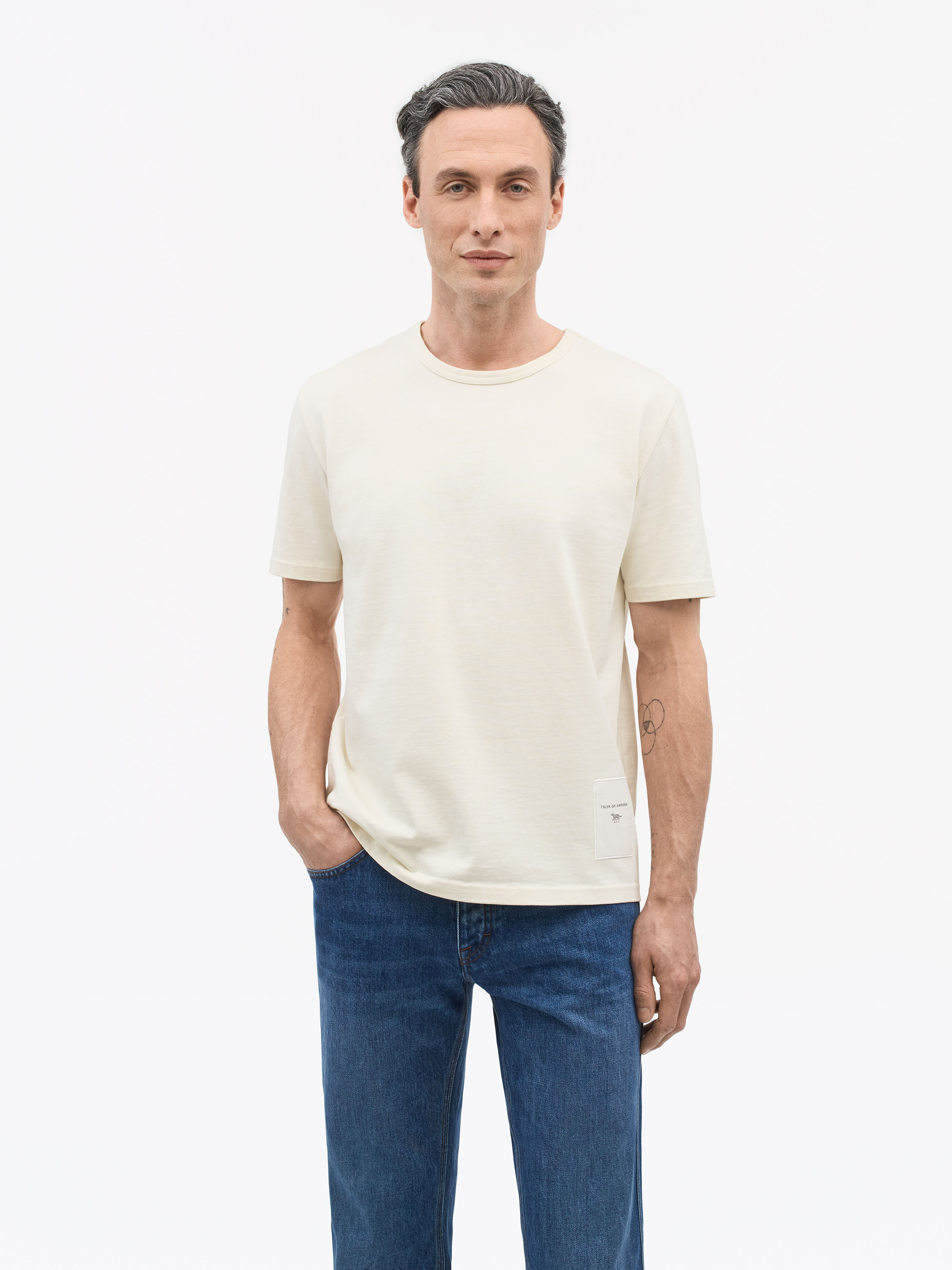 Tiger Of Sweden Jake Boxy Cotton T-shirt In Multi