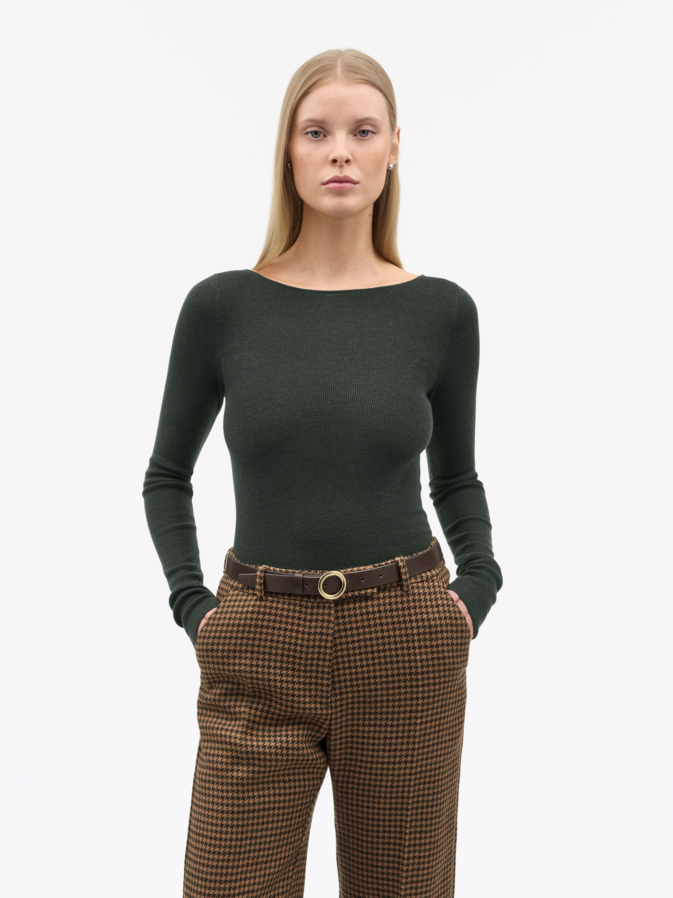 Tiger Of Sweden Kathrin Fine Knit Pullover In Green