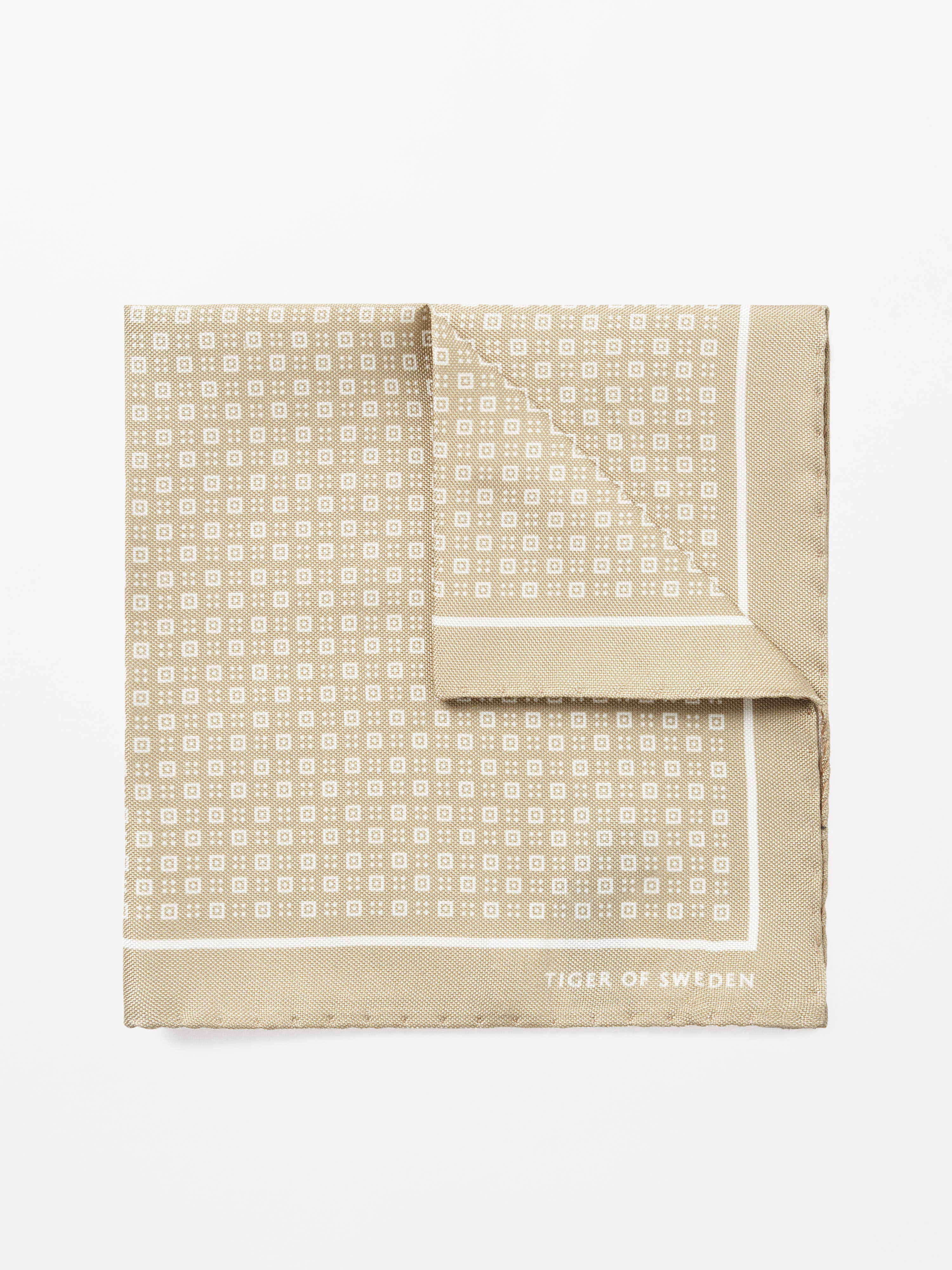 Tiger Of Sweden Prepa Handkerchief In Yellow Sand