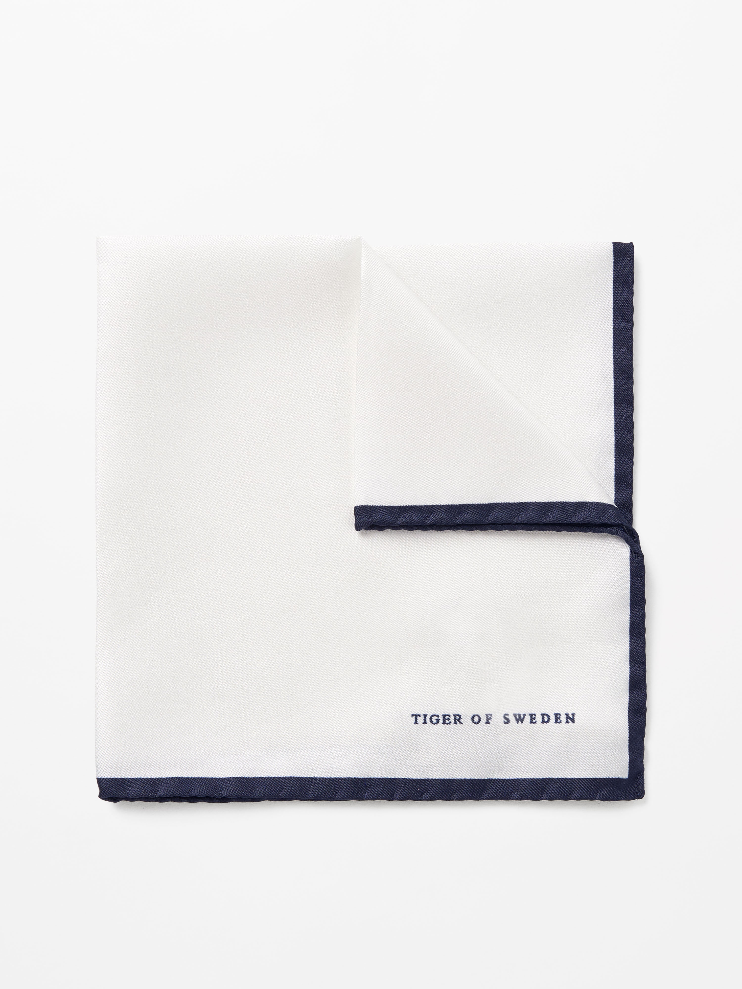 Tiger Of Sweden Luserna Silk Handkerchief In White