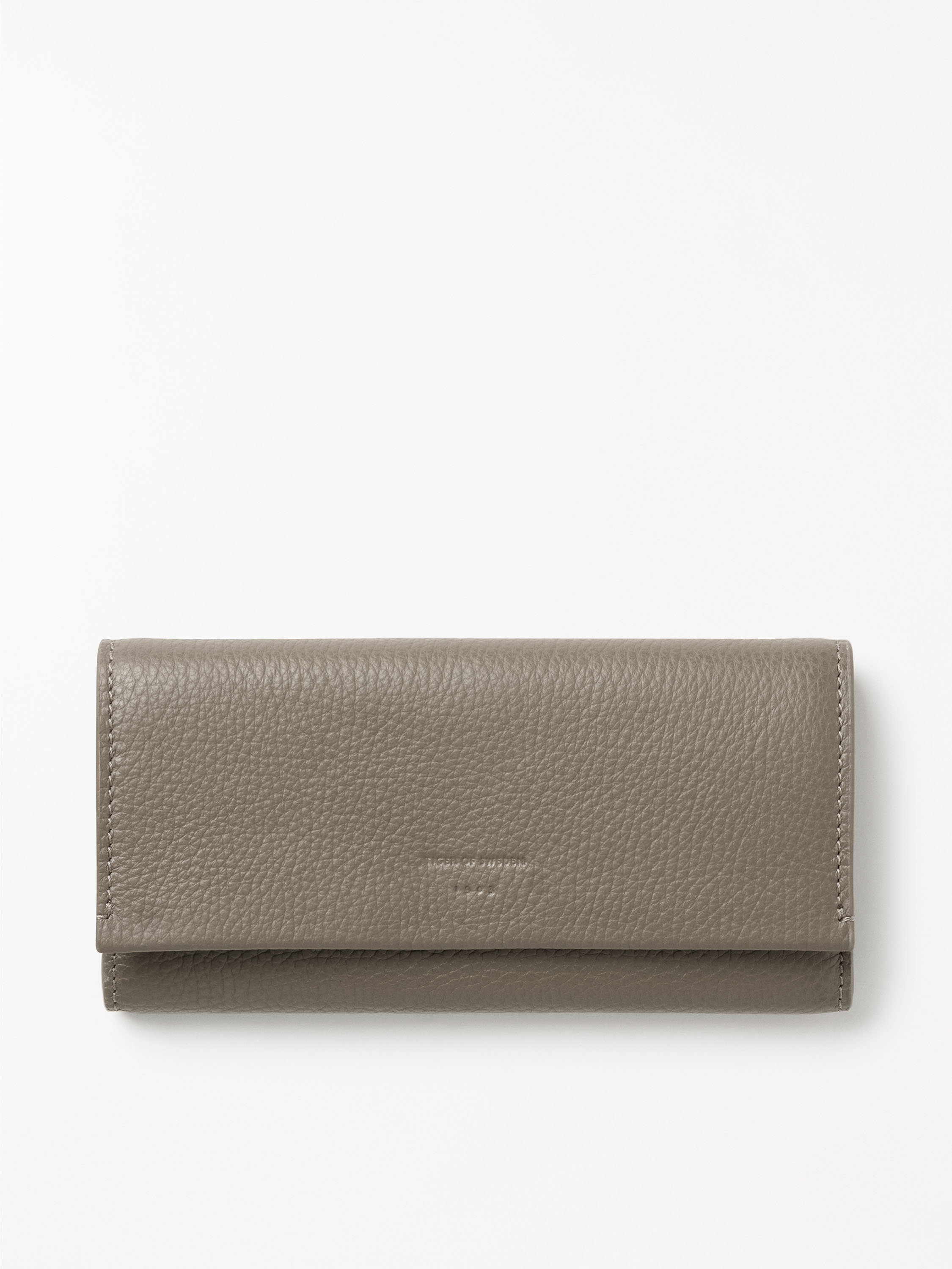 Tiger Of Sweden Maglia Small Leather Wallet In Gray