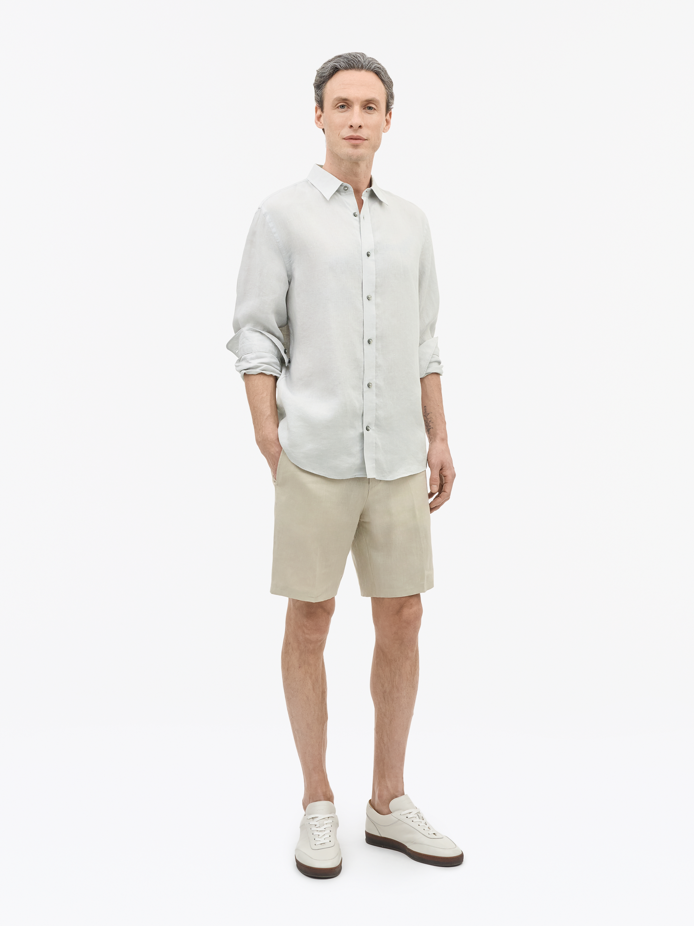 Tiger Of Sweden Thiago Tailored Leinen Shorts