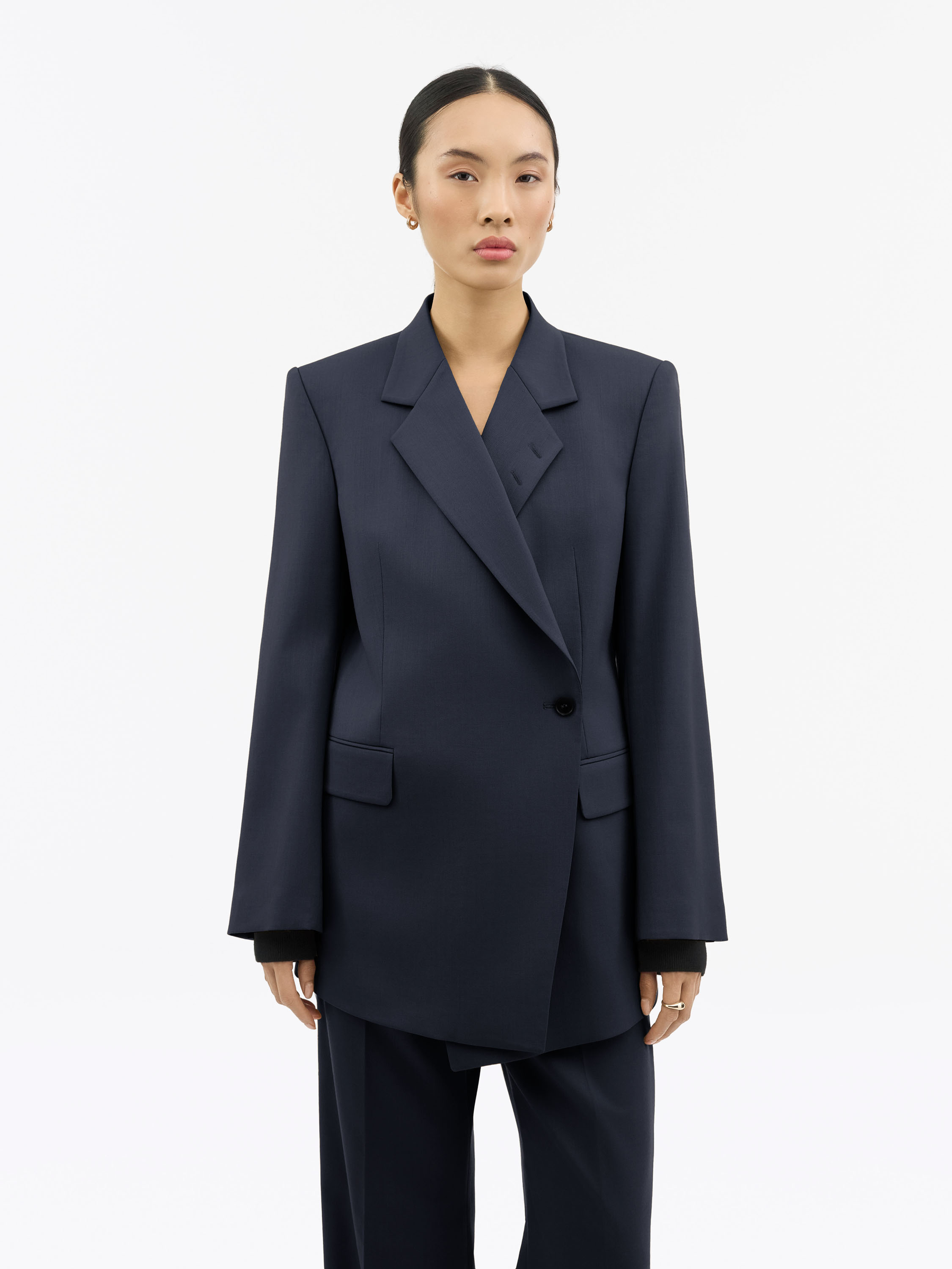 Eliwiraa Uldblandingsblazer-image