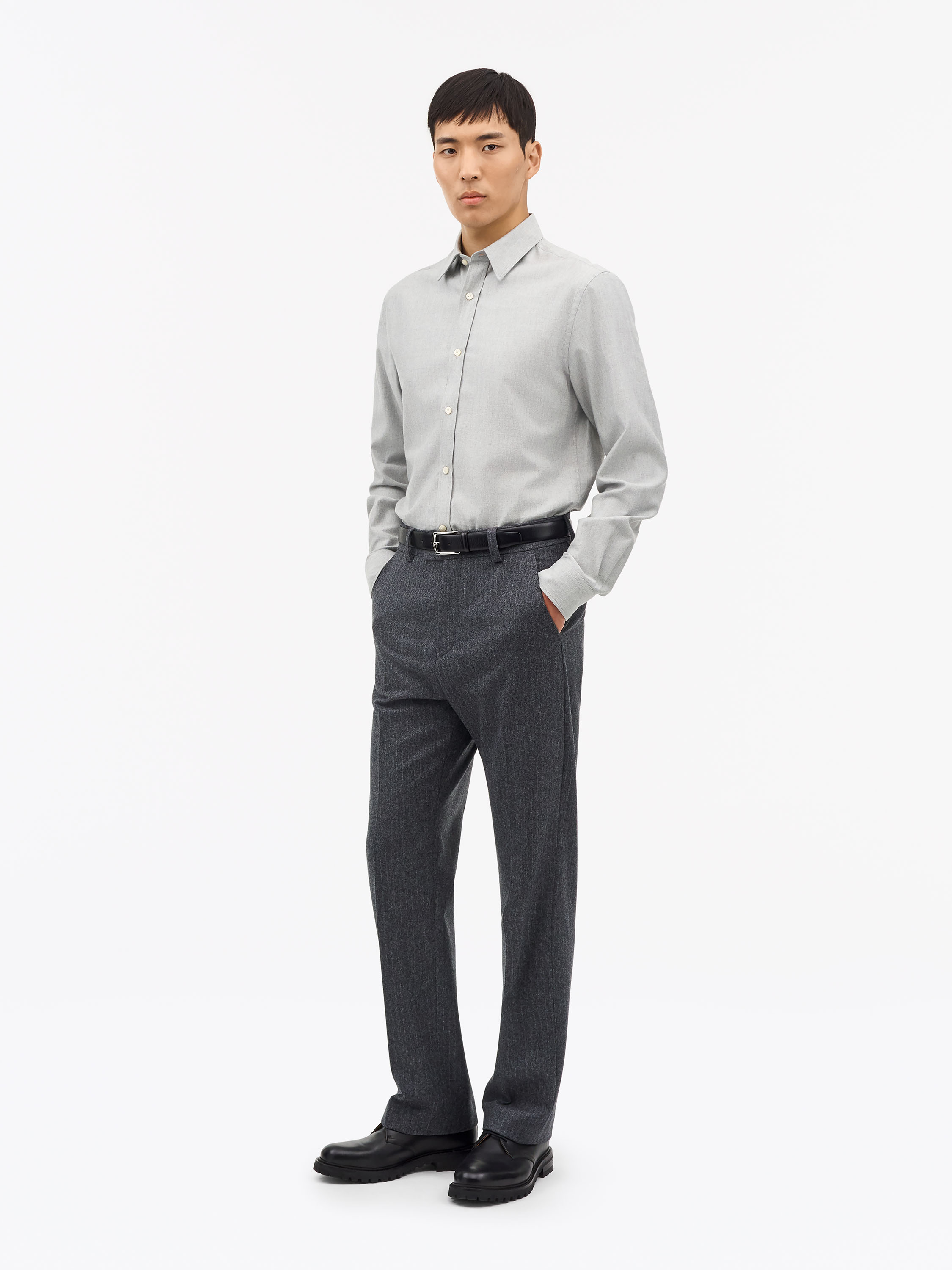 Tiger Of Sweden Spenser Casual Shirt In Gray